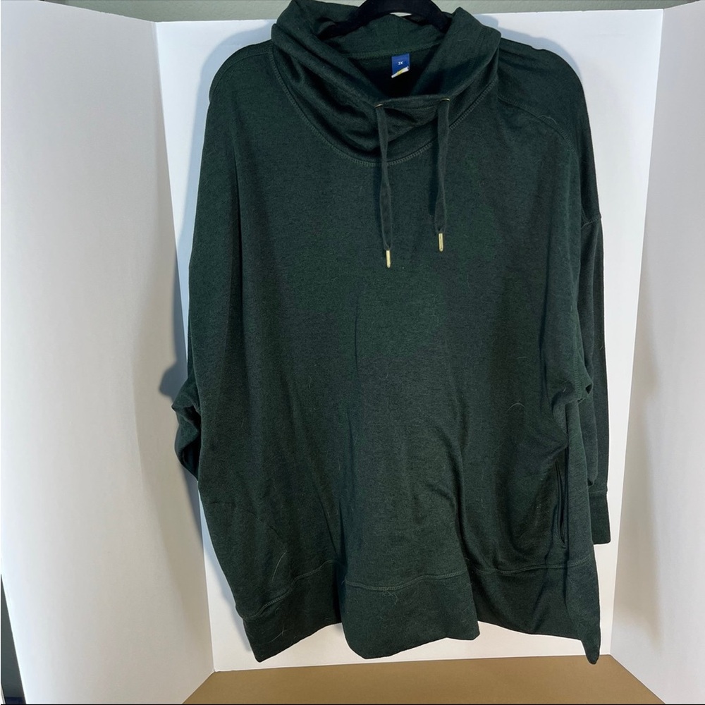 Old Navy Dark Green Hooded Sweatshirt